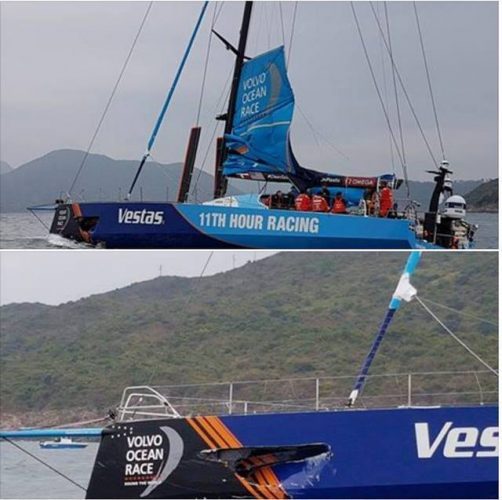 Volvo Ocean Race
Team Vestas contro peschereccio