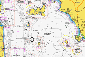 Geyser al largo di Montecristo
vietata la navigazione