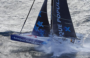 La flotta del Vendée Globe
naviga al largo di Madeira