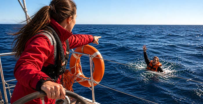 Uomo a mare: cosa fare e non fare