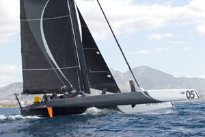 I trimarani Mod70
si sfidano a Genova