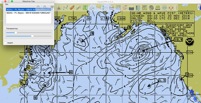 Meteo e rotta con Open CPN