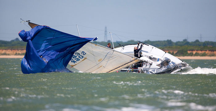 Marinità sofferta - Stabilità al rovesciamento