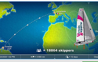 Salpa la The Great Escape
regata (virtuale) in Atlantico