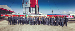 Varato a Auckland
l’AC72 Luna Rossa
