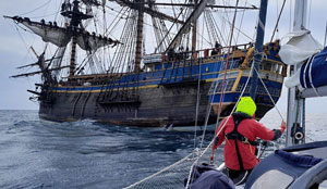 Barca alla deriva
recuperata da un veliero