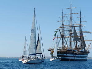 Vespucci saluta Roma