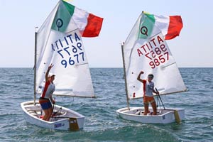 Ragazze d'oro
agli Europei Optimist