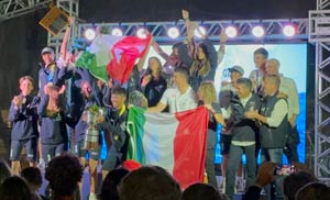 l'Italia si impone 
ai World Championships