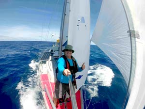 Global Solo Challenge
Dafydd verso il primo capo