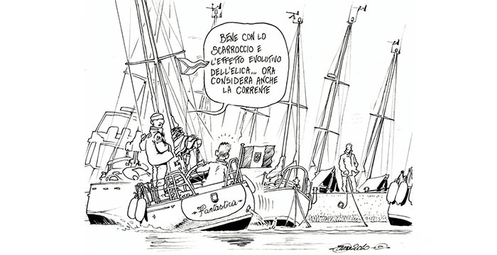 La velocità nell'ormeggio