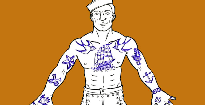 Tatuaggio, il curriculum del marinaio