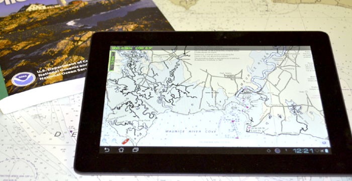 Il tablet chartplotter