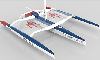 Soldini e Maserati
salpano con un Multi 70