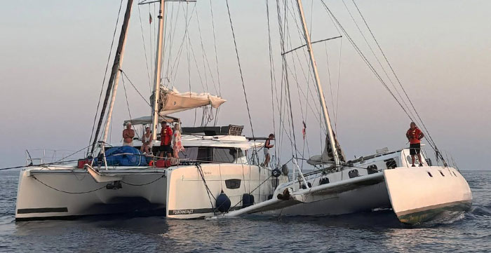 Corsica: collisione tra catamarani