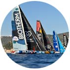 Imoca in rotta
verso Genova