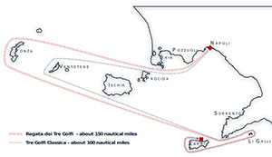La Tre Golfi Sailing Week
illumina le notti partenopee

