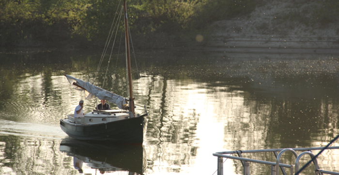 Lungo il Po col Cat-boat