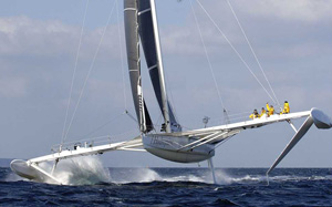 L'Hydroptère
sfida il Pacifico