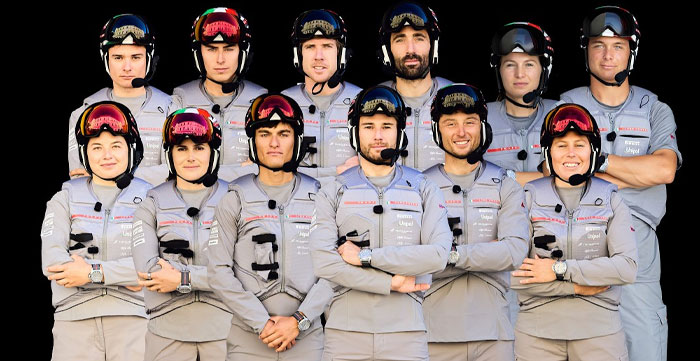 Gli equipaggi di Luna Rossa per Napoli