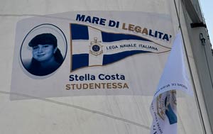 "Helena" la barca
dedicata a Stella Costa