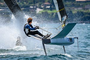 I campioni "volanti"
della 10° Foiling week