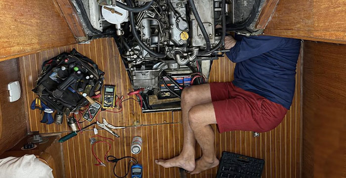 Cura del motore entrobordo