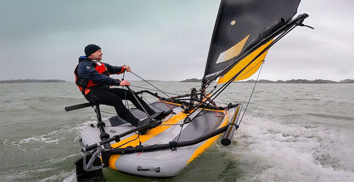 Tiwal 3R Max: con fiocco e gennaker