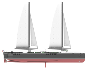 Il traghetto di domani
sarà a vela