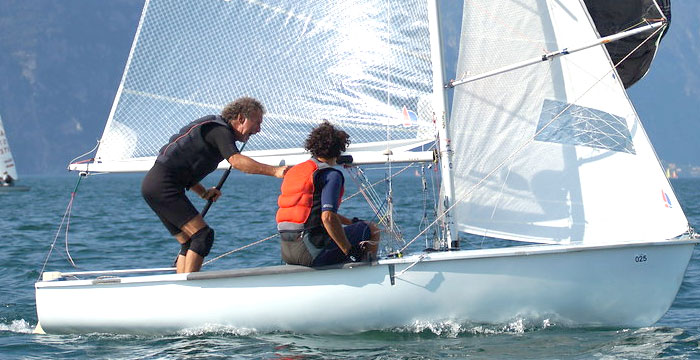 Le vele del Flying Junior