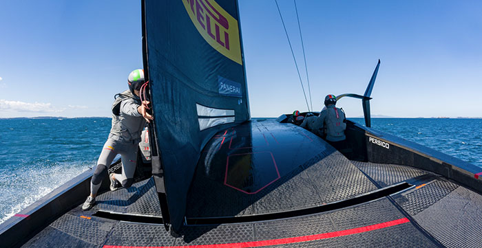 Luna Rossa: come funziona la randa