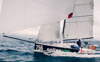 Alberto Bona 
lascia la "Mini Transat"