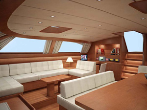 Yacht interior design:
un master a Gorizia