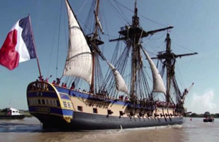 L'Hermione in viaggio
verso l'America