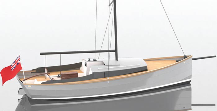 Bay Cruiser 32, un "bijou" in legno