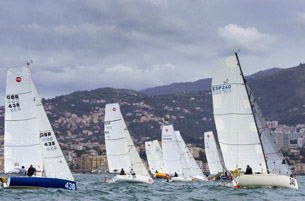 I leader della "Mini Transat"
arrivano a Lanzarote