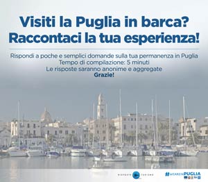 Hai navigato in Puglia?
Rispondi al sondaggio