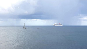 Alla Roma-Giraglia
prime barche in porto