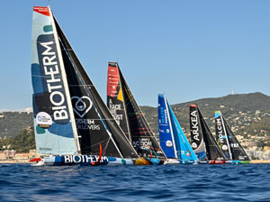Imoca in rotta
verso Genova