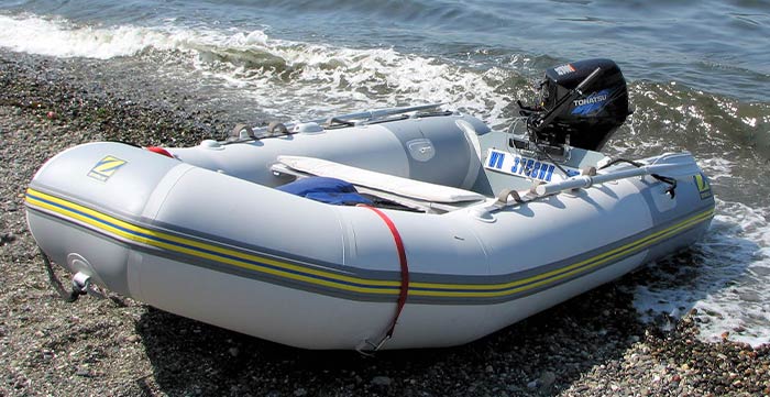 La manutenzione del gommone