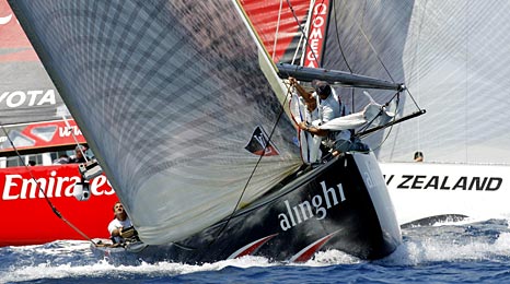 Grande "New Zealand
sconfitto "Alinghi": 1-1