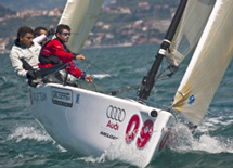 I Melges 20 schierati
sul Garda per la Gold Cup