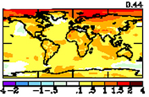 Aumento delle temperature 
e del livello del mare