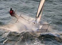 Spettacolo di Skiff
sul lago di Como