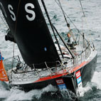 Velux 5 Oceans:
disalbera Mike Golding
