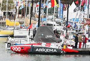 La Mini Transat "ostaggio"
del ciclone Lorenzo