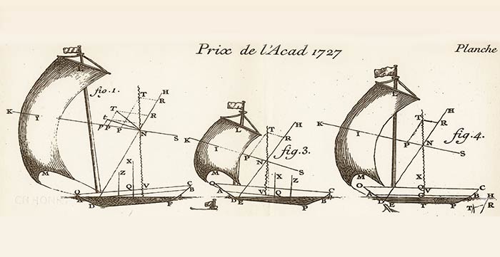Le nostre barche, figlie di Eulero