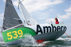 Mini Transat: stop di Beccaria
per rottura al bompresso