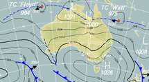 L'Australia colpita 
da un ciclone tropicale