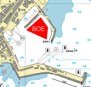 Nuovo campo boe
nel Porto di Anzio
